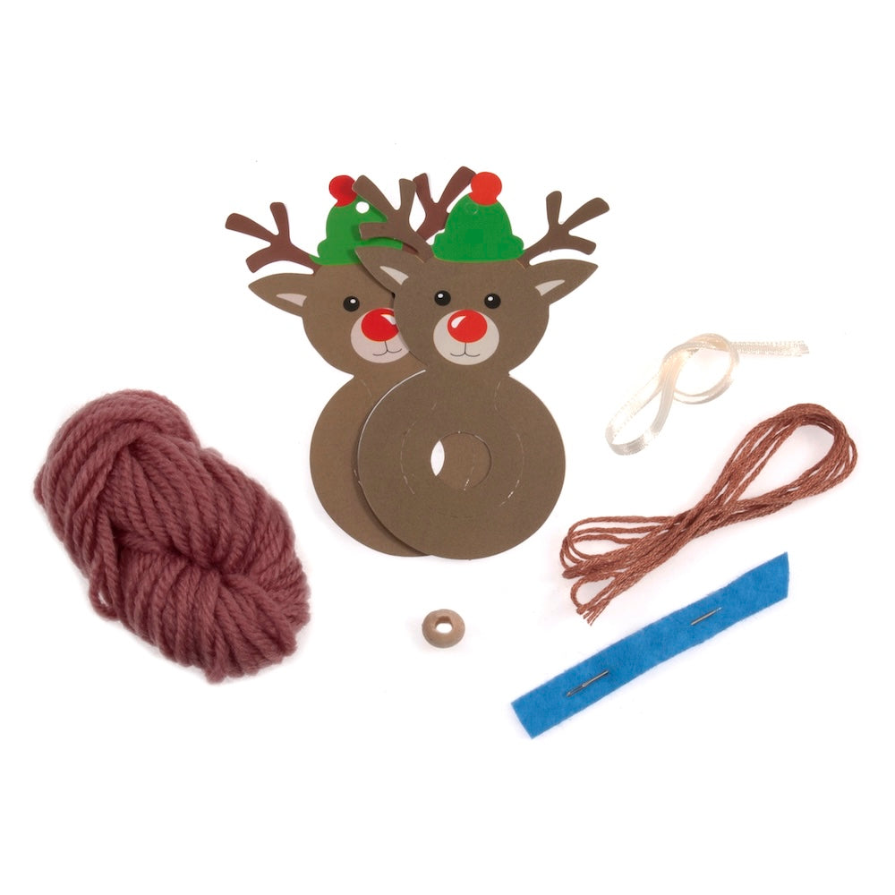 Pom Pom Decoration Kit - Reindeer | Trimits