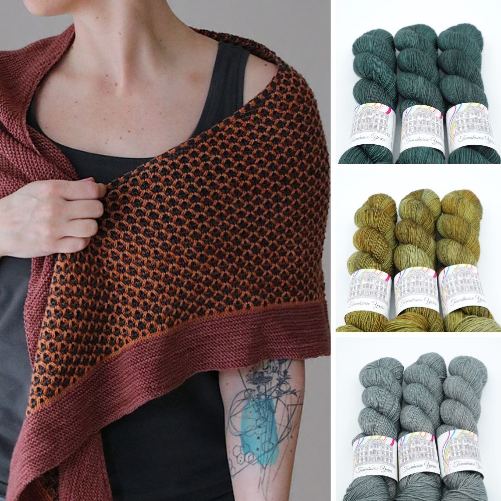 Accidentally In Love Shawl Kit | Townhouse Yarns - This is Knit