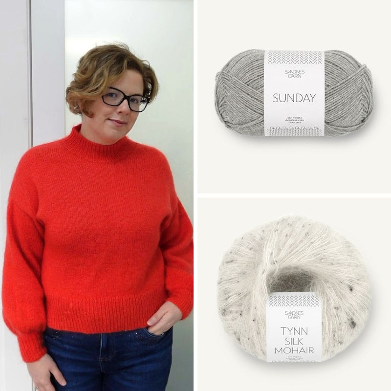 Balloon Sweater Kit | Sandnes Garn - This is Knit