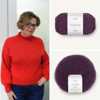 Balloon Sweater Kit | Sandnes Garn - This is Knit