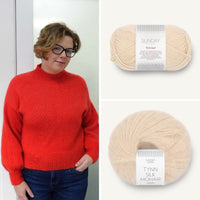 Balloon Sweater Kit | Sandnes Garn - This is Knit