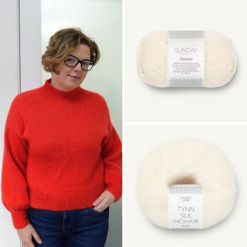 Balloon Sweater Kit | Sandnes Garn - This is Knit