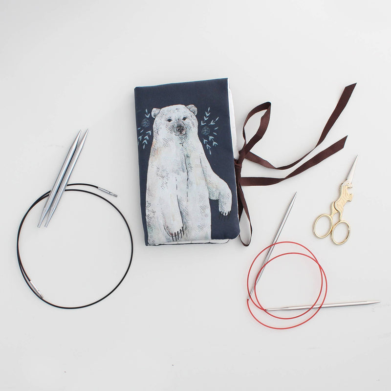 Boris the Bear | Multi Needle Case | The Blue Rabbit House - This is Knit