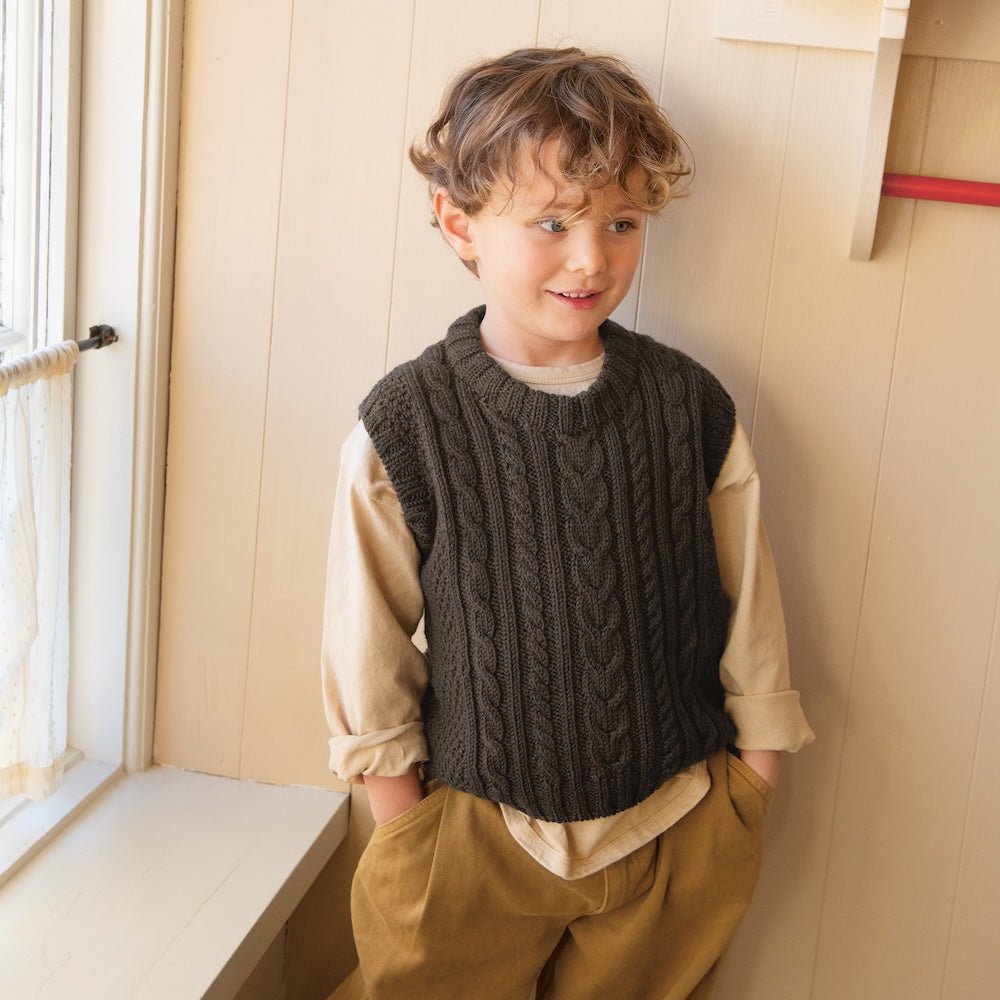 Caspian Slipover Pattern 2501 - 3 | Sandnes Garn - This is Knit