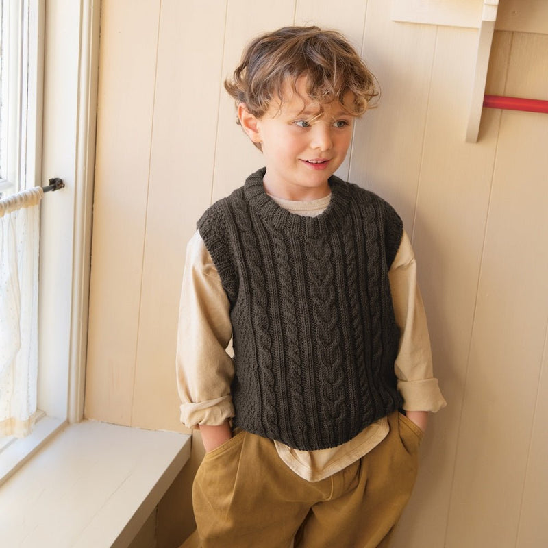 Caspian Slipover Pattern 2501 - 3 | Sandnes Garn - This is Knit