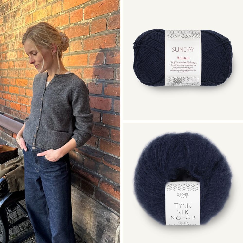 Copenhagen Cardigan Kit | Sandnes Garn - This is Knit