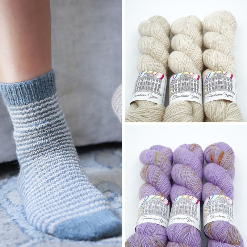 Flannel Socks Kit | Townhouse Yarns - This is Knit