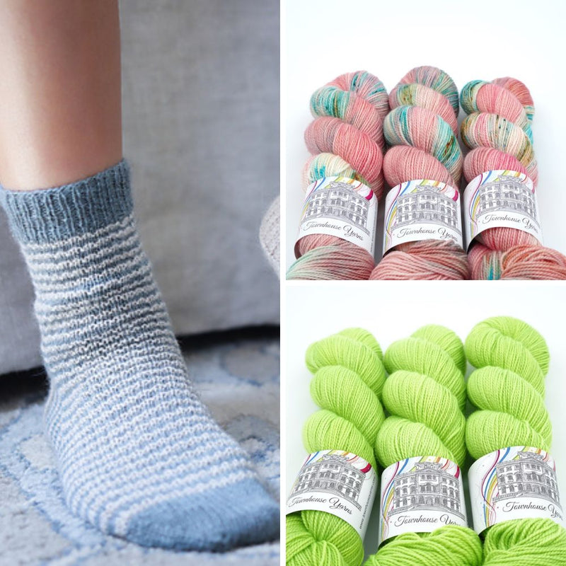 Flannel Socks Kit | Townhouse Yarns - This is Knit