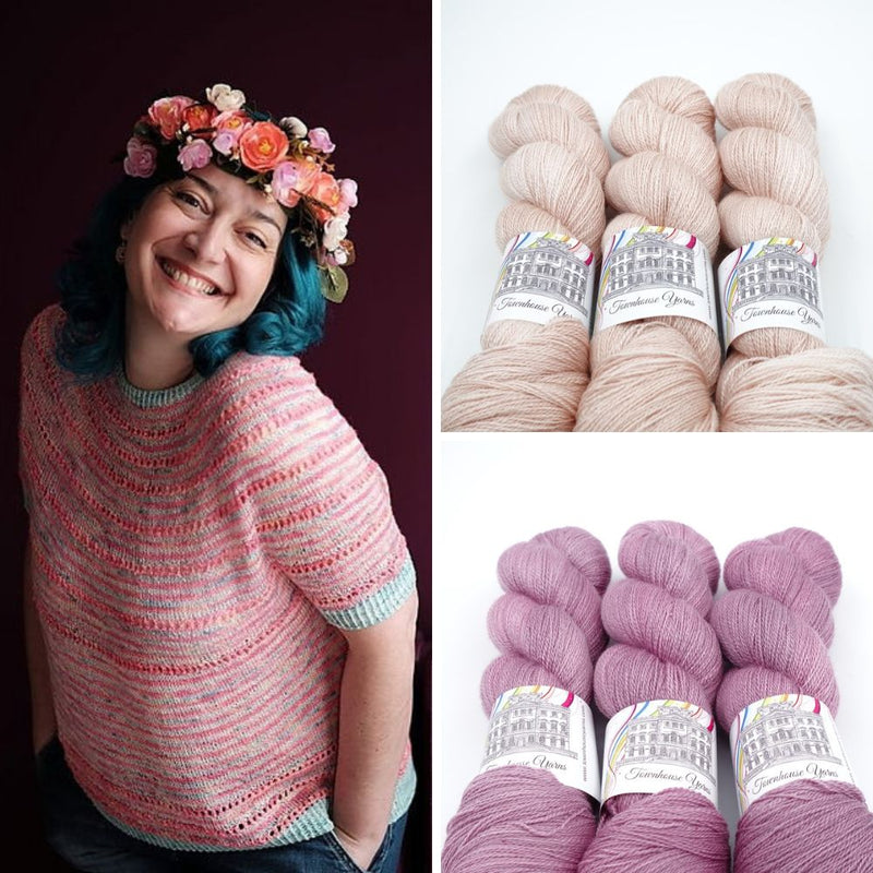Jenny Flower Tee Kit | Townhouse Yarns - This is Knit