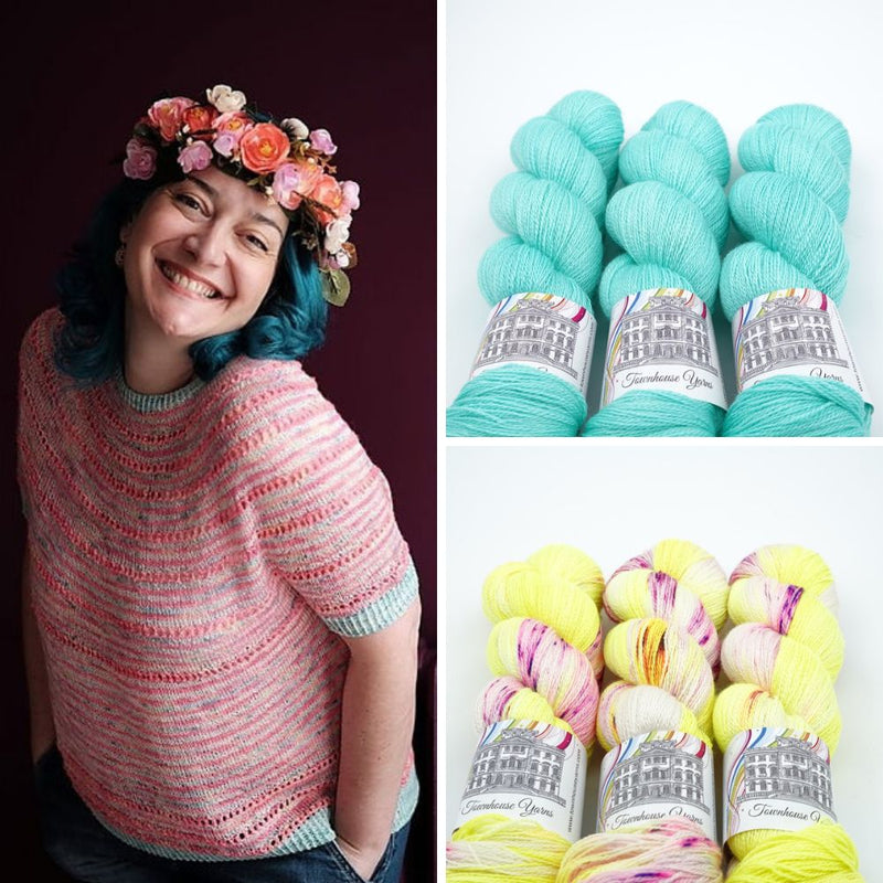 Jenny Flower Tee Kit | Townhouse Yarns - This is Knit
