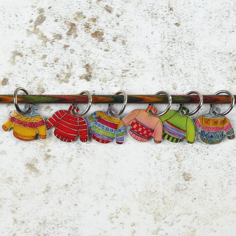Jumper Stitch Markers | Emma Ball - This is Knit