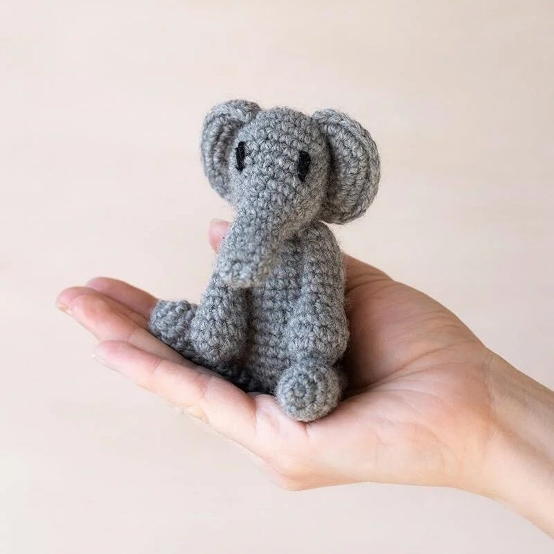 Mini Bridget The Elephant Kit | Toft - This is Knit