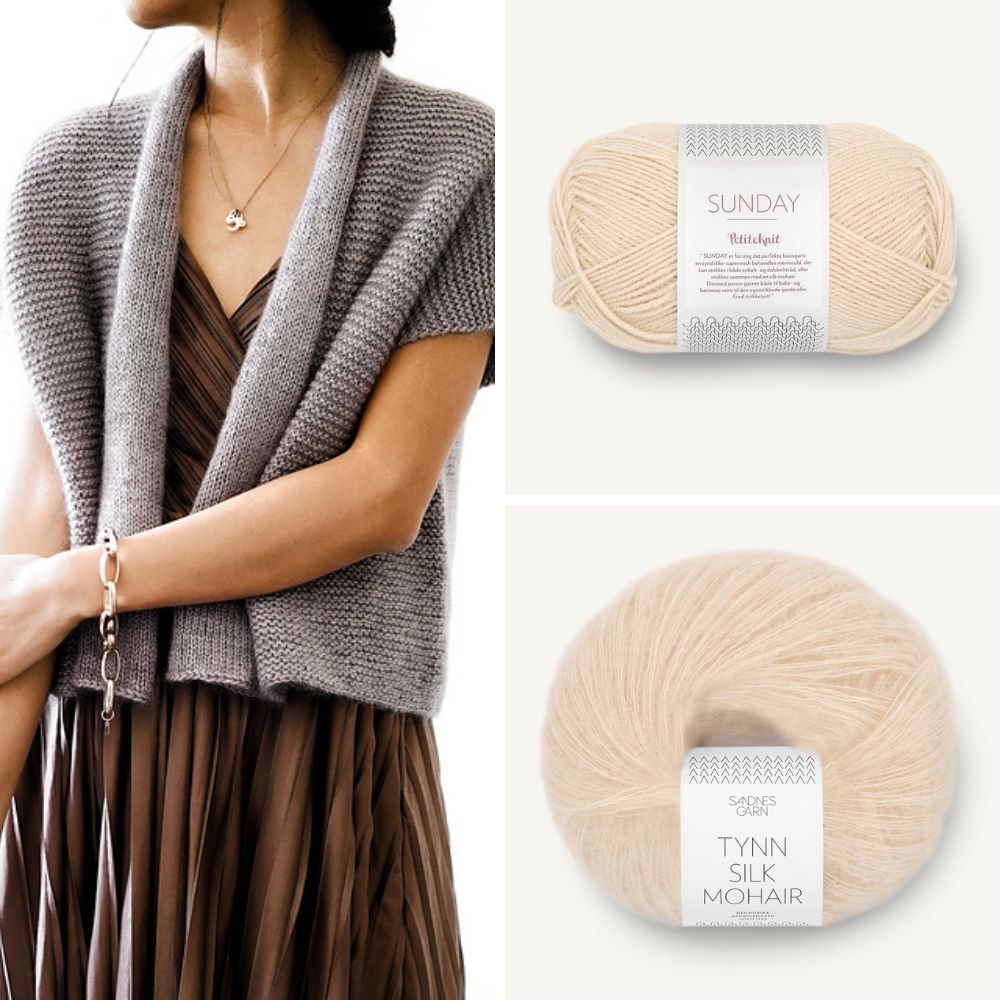 Moonlight Cardigan Kit | Sandnes Garn - This is Knit