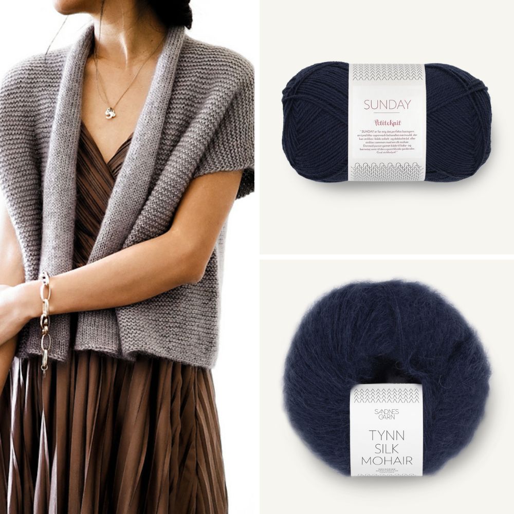 Moonlight Cardigan Kit | Sandnes Garn - This is Knit