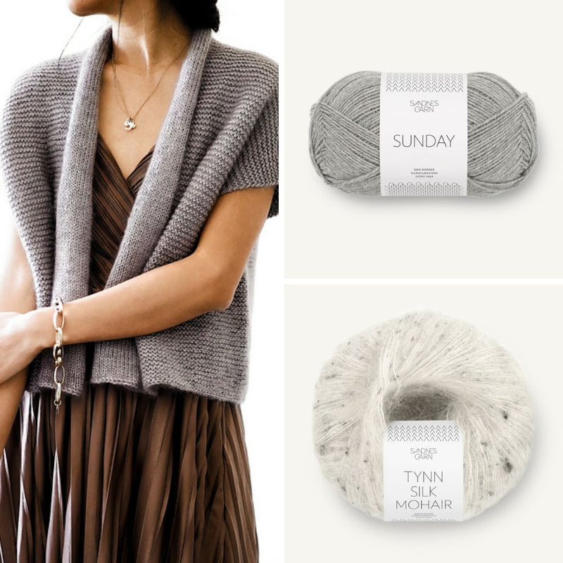 Moonlight Cardigan Kit | Sandnes Garn - This is Knit