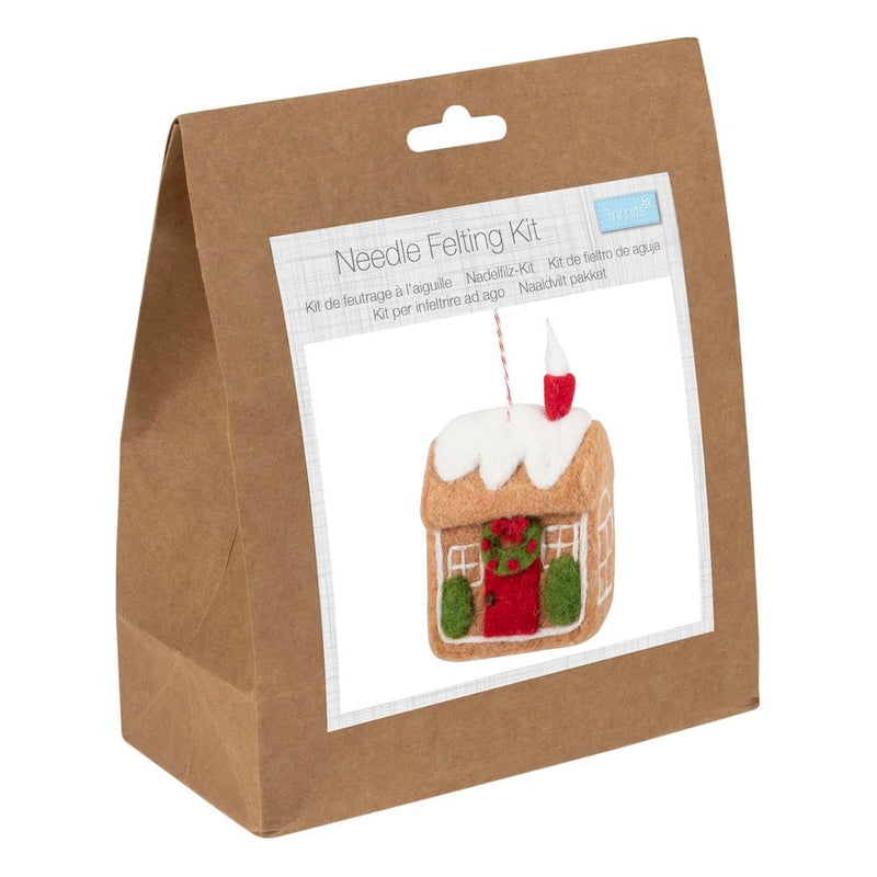 Needle Felting Kit - Festive House | Trimits - This is Knit