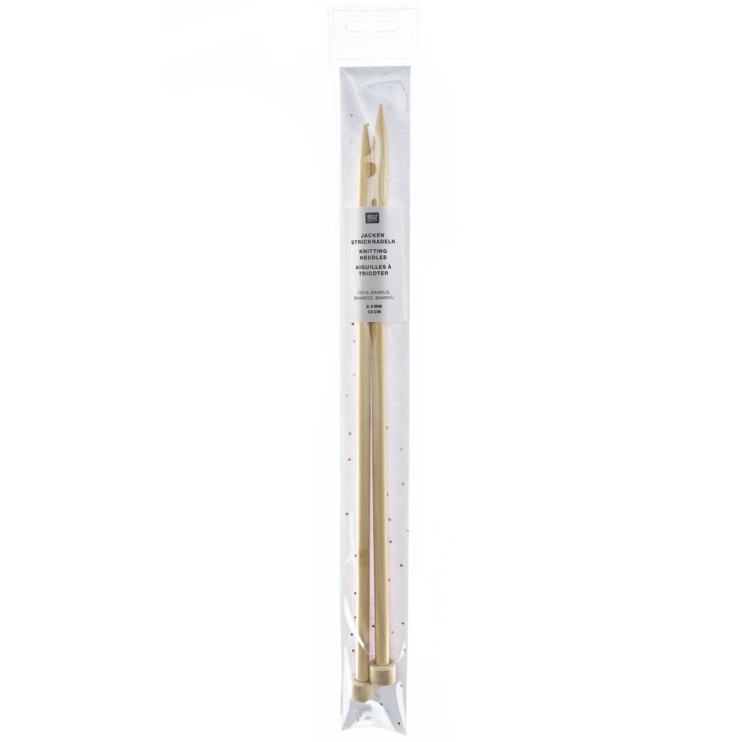 33cm Bamboo Needles | Rico Design - This is Knit