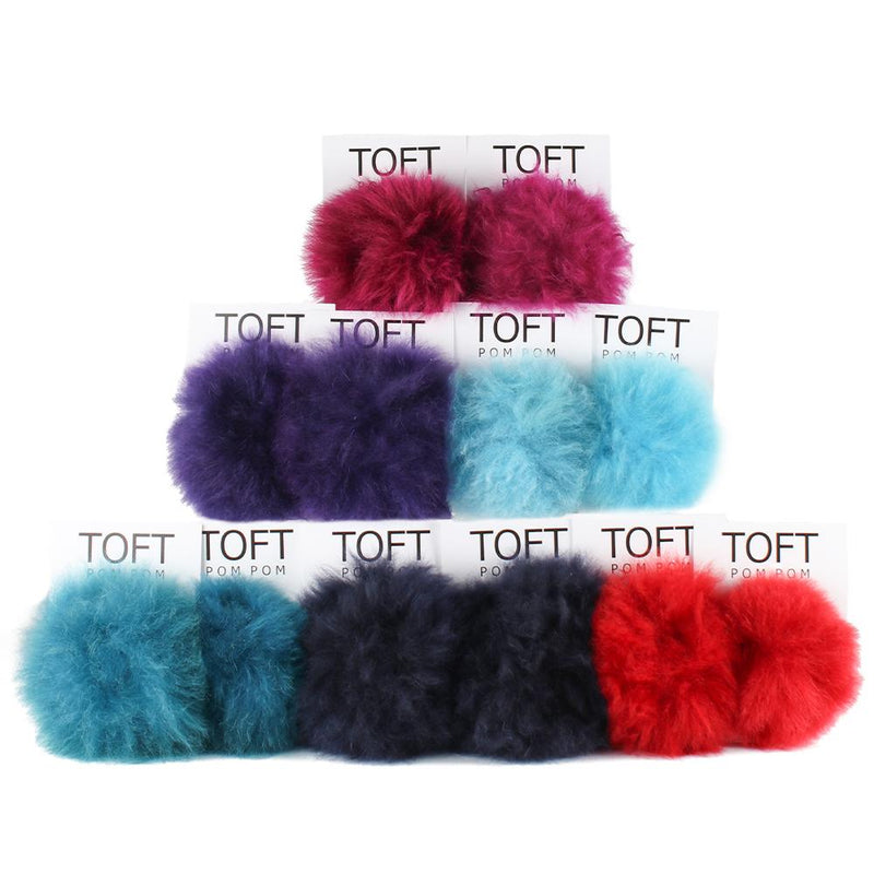 Alpaca Fur Pom Pom - Press Stud | Toft - This is Knit