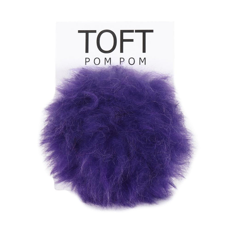 Alpaca Fur Pom Pom - Press Stud | Toft - This is Knit