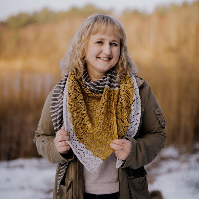 Basilica Shawl Kit | Cecily Grove Yarns - This is Knit