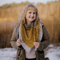 Basilica Shawl Kit | Cecily Grove Yarns - This is Knit