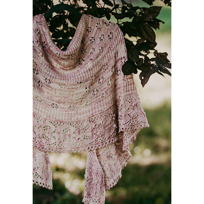 Foliosa Shawl Kit | Cecily Grove Yarns - This is Knit