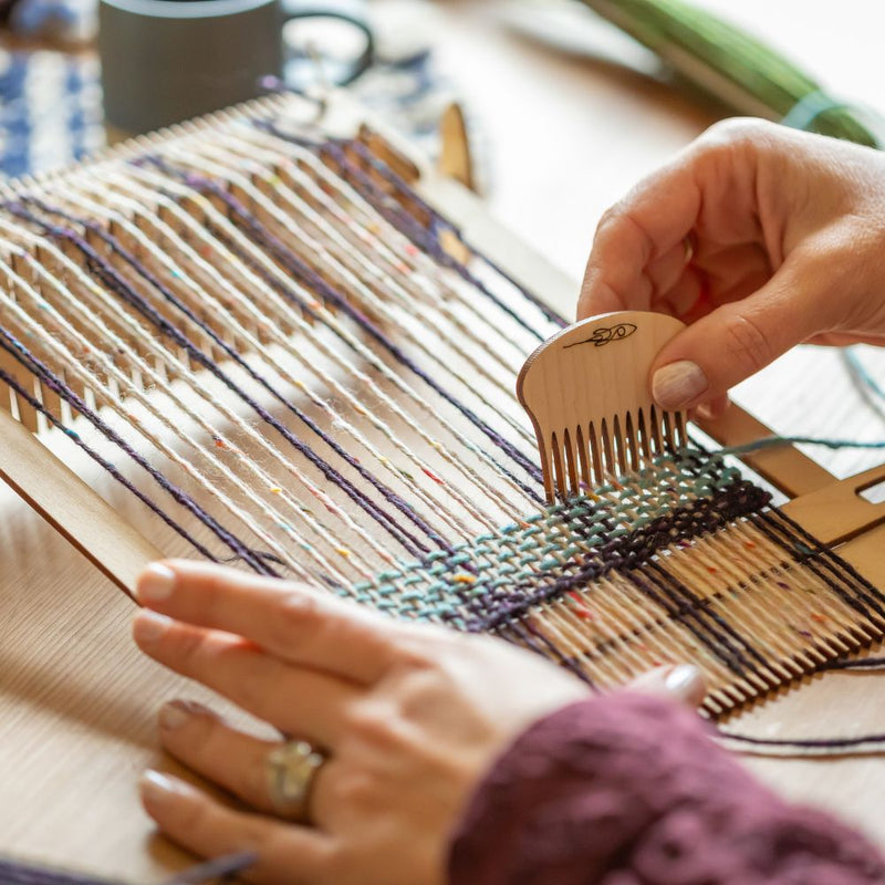 Irish Tweed Weaving Kit | Pop Out Projects - This is Knit