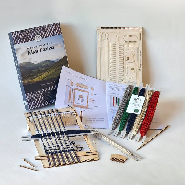 Irish Tweed Weaving Kit | Pop Out Projects - This is Knit