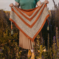Kaleidoscope Shawl Kit | Cecily Grove Yarns - This is Knit