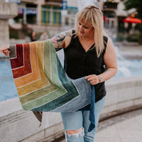 Kolorblok Shawl Kit | Cecily Grove Yarns - This is Knit