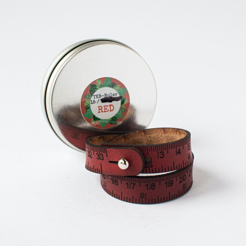 Leather Wrist Ruler | The Knitting Barber - This is Knit