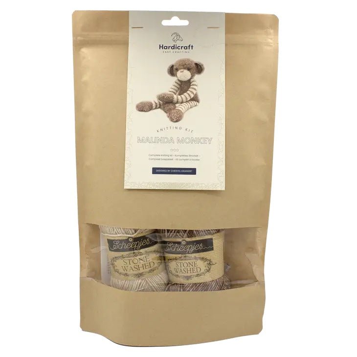Malinda Monkey Knitting Kit | Hardicraft - This is Knit