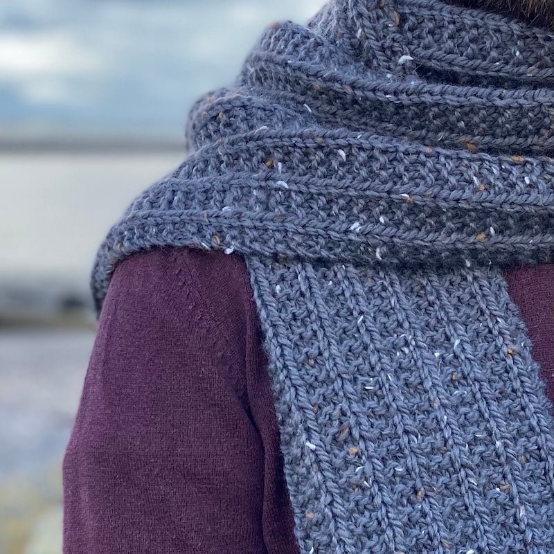 Mistake Rib Scarf Kit | BC Garn - This is Knit