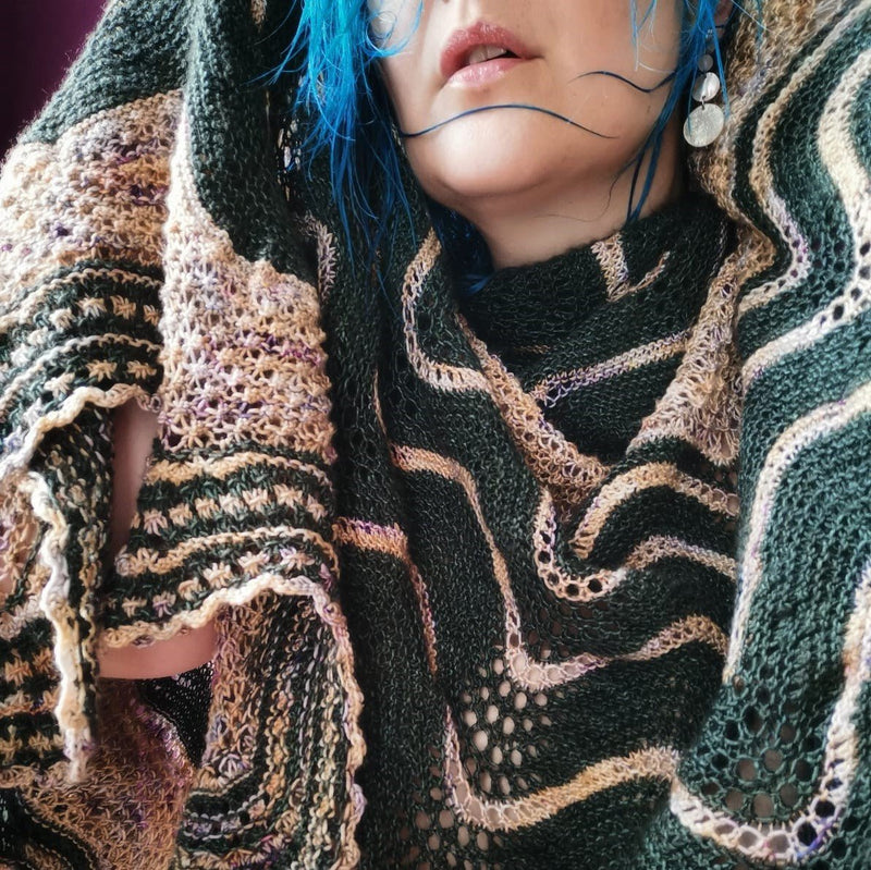 Nixie Shawl Kit | Julie Knits in Paris - This is Knit