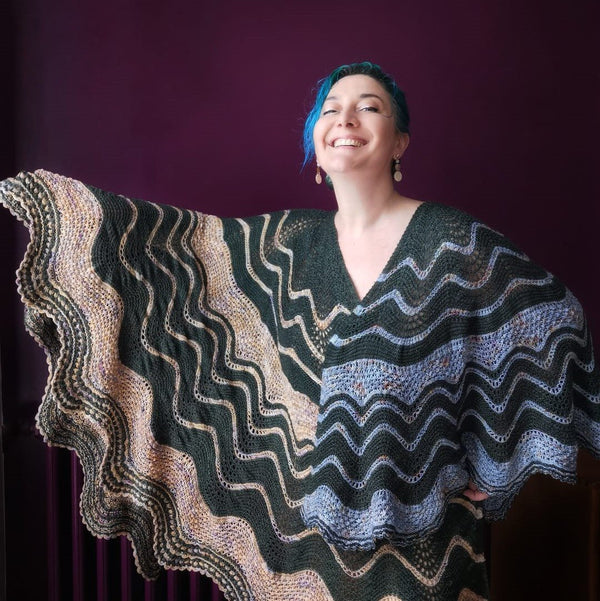 Nixie Shawl Kit | Julie Knits in Paris - This is Knit