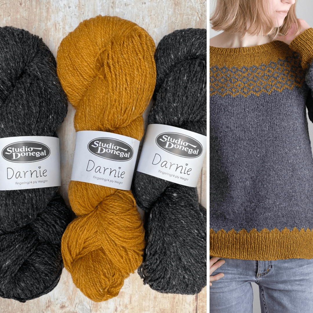 Noux Sweater Kit | Studio Donegal - This is Knit