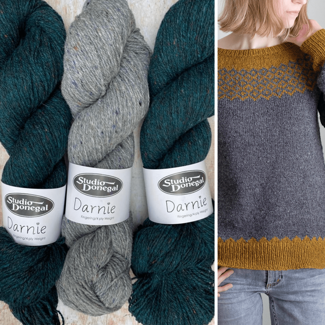 Noux Sweater Kit | Studio Donegal - This is Knit