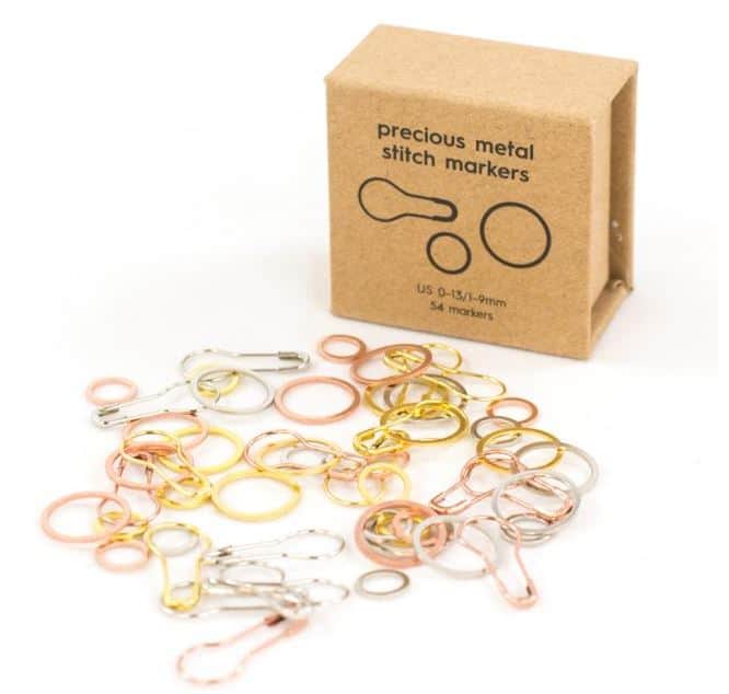 Precious Metal Stitch Markers | Cocoknits - This is Knit