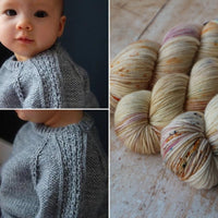 Sagano Baby Sweater Kit | Townhouse Yarns - This is Knit