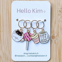 Snack Break Stitch Markers | Hello Kim - This is Knit