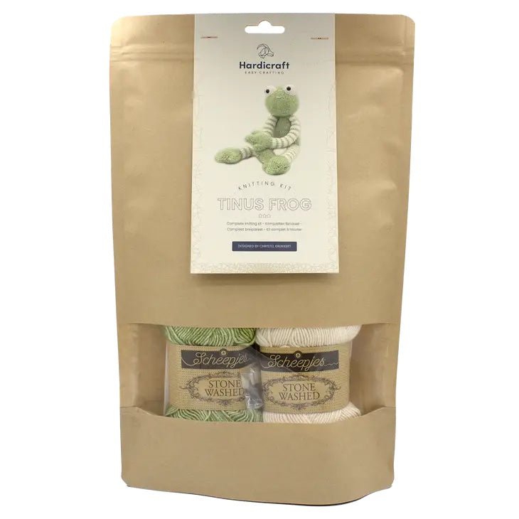 Tinus Frog Knitting Kit | Hardicraft - This is Knit