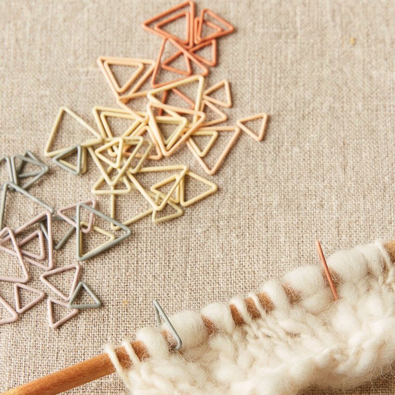 Triangle Stitch Markers | Cocoknits - This is Knit