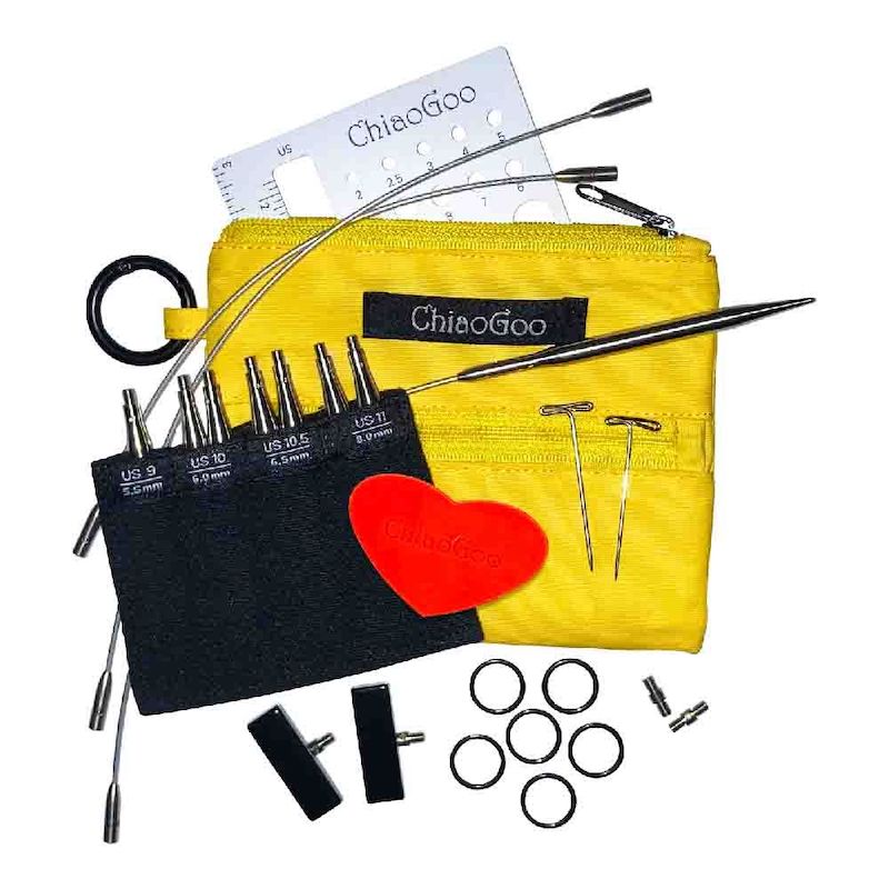 Twist Lace Shorties Set - 8cm tips | 5.5mm-8mm | ChiaoGoo - This is Knit