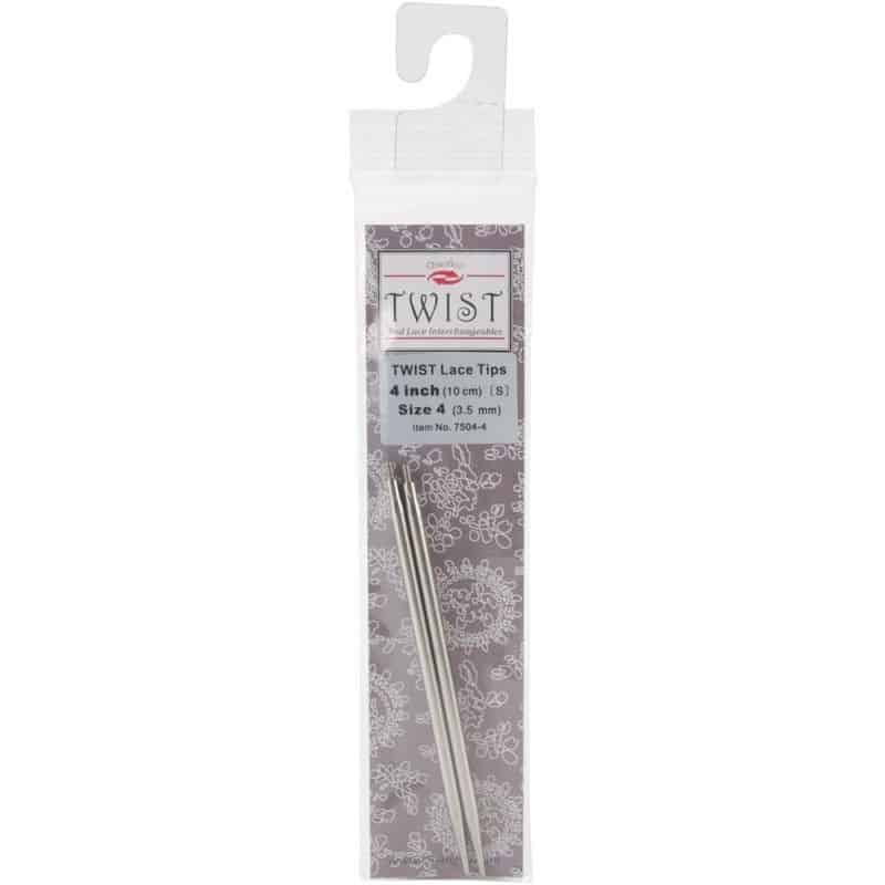 Twist Lace Tips, 4" | ChiaoGoo - This is Knit