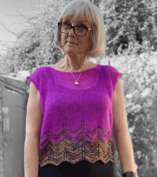 Manis by Yamagara: a simple top with endless yarn possibilities - This is Knit