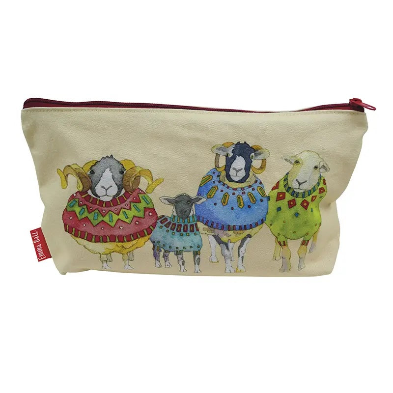 Sheep In Sweaters Zipped Pouch | Emma Ball