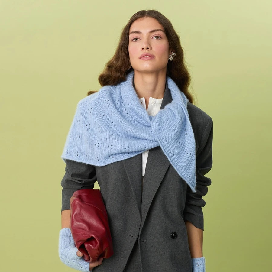 Miu Pointelle Shawl 2607-3 | Sandnes Garn
