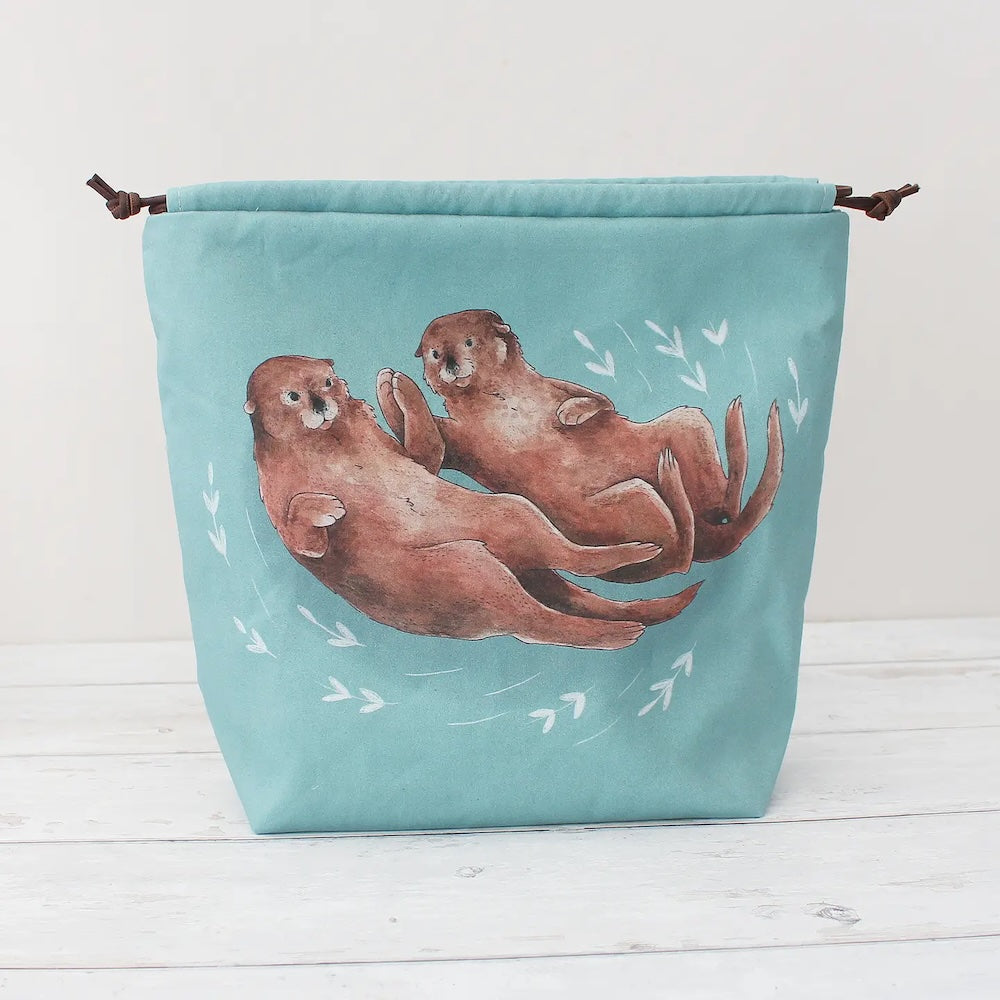 Hector & Maurice The Otters | Project Bag | The Blue Rabbit House