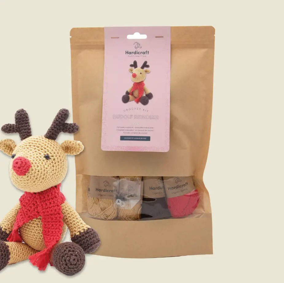 Rudolf Reindeer Crochet Kit | Hardicraft