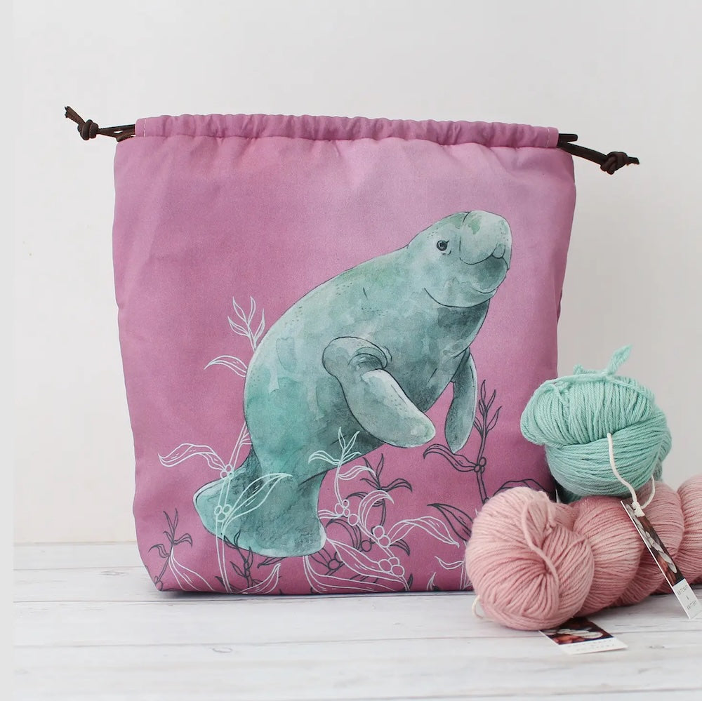 Coral The Manatee | Project Bag | The Blue Rabbit House